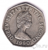 Джерси 50 пенсов 1990