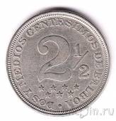 Панама 2 1/2 сентезимо 1907