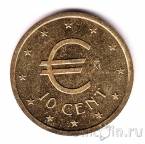 Испания - жетон пробные 10 евроцентов