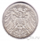 Германская Империя 1 марка 1902 (A)
