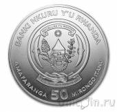 Руанда 50 франков 2019 Китоглав
