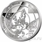 Бельгия 10 евро 2019 Художник Питер Брейгель