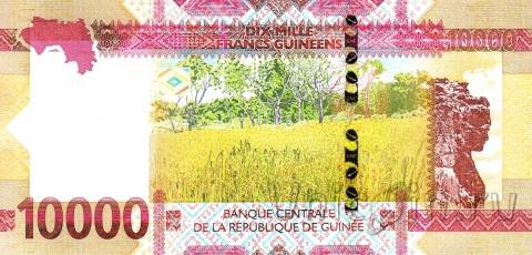 Гвинея 10000 франков 2018