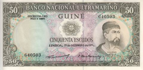Португальская Гвинея 50 эскудо 1971
