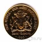 Гайана 1 цент 1980 Ламантин