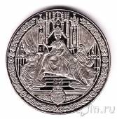 Южная Георгия и Южные Сандвичевы о-ва 2 фунта 2019 Королева Виктория на троне