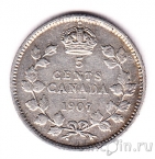 Канада 5 центов 1907
