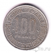 Габон 100 франков 1971
