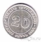 Стрейтс-Сеттлментс 20 центов 1926