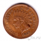 США 1 цент 1865