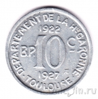 Франция (Тулуза) 10 сантимов 1927