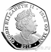 Остров Мэн набор 5 монет 50 пенсов 2019 Чемпионат Мира по крикету
