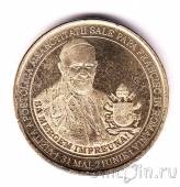 Румыния 50 бани 2019 Визит Папы Римского Франциска в Румынию