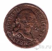 Испания 2 мараведи 1788