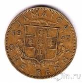 Ямайка 1 пенни 1957