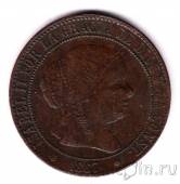 Испания 5 сентимо 1867 Изабелла II