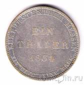 Германия (Гессен-Кассель) 1 талер 1834