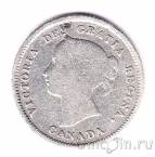 Канада 5 центов 1874