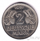 ФРГ 2 марки 1951 (F)