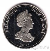 Острова Кука 1 доллар 2007 Адмирал Нельсон