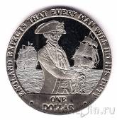 Острова Кука 1 доллар 2007 Адмирал Нельсон