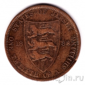 Джерси 1/12 шиллинга 1888