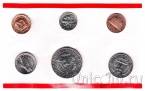 США набор 5 монет 1997 (D) + жетон