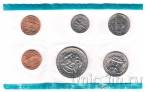 США набор 5 монет 1971 (P) + 1 цент (S)