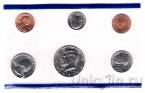 США набор 5 монет 1991 (P) + жетон