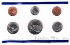 США набор 5 монет 1992 (P) + жетон