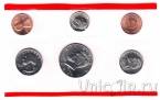 США набор 5 монет 1992 (D) + жетон