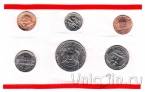 США набор 5 монет 1993 (D) + жетон