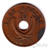 Британская Восточная Африка 10 центов 1922