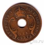 Брит. Восточная Африка 10 центов 1922