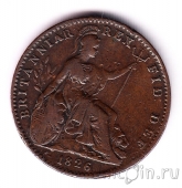 Великобритания 1 фартинг 1826 (Георг IIII)