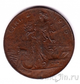 Италия 2 чентезимо 1915