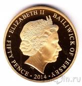 Джерси 50 пенсов 2014 Make me a soldier, Lord
