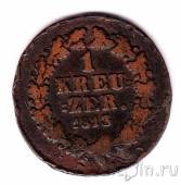 Нассау-Усинген 1 крейцер 1813