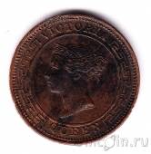 Цейлон 1/2 цента 1870