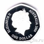Австралия 1 доллар 2004 Тестовая монета