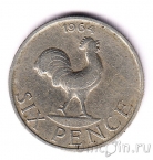Малави 6 пенсов 1964