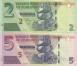 Зимбабве 2 и 5 долларов 2016