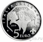 Италия 5 евро 2019 Собор Санта - Мария - Дель - Фьоре во Флоренции