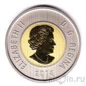 Канада 2 доллара 2014 Крольчата
