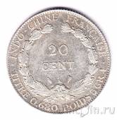 Французский Индокитай 20 центов 1930