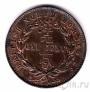 Британское Северное Борнео 1 цент 1886