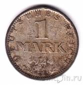 Германия 1 марка 1924 (J)