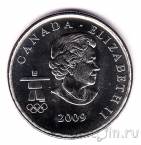 Канада 25 центов 2009 Конькобежный спорт