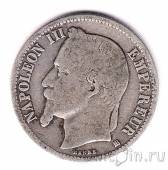 Франция 1 франк 1866