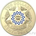 Австралия 2 доллара 2019 День памяти Полиции